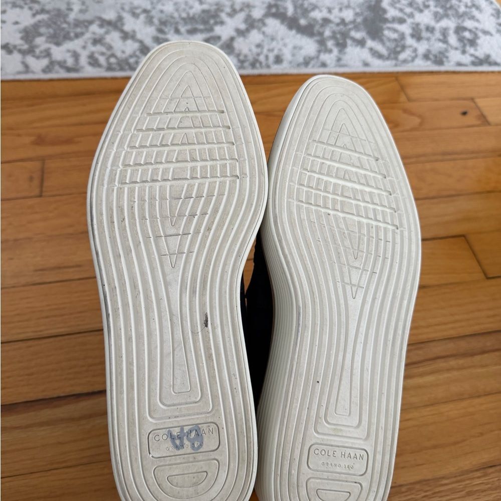Cole Haan Dark Blue Loafers with ivory Sole size 10.5 - Picture 8 of 10
